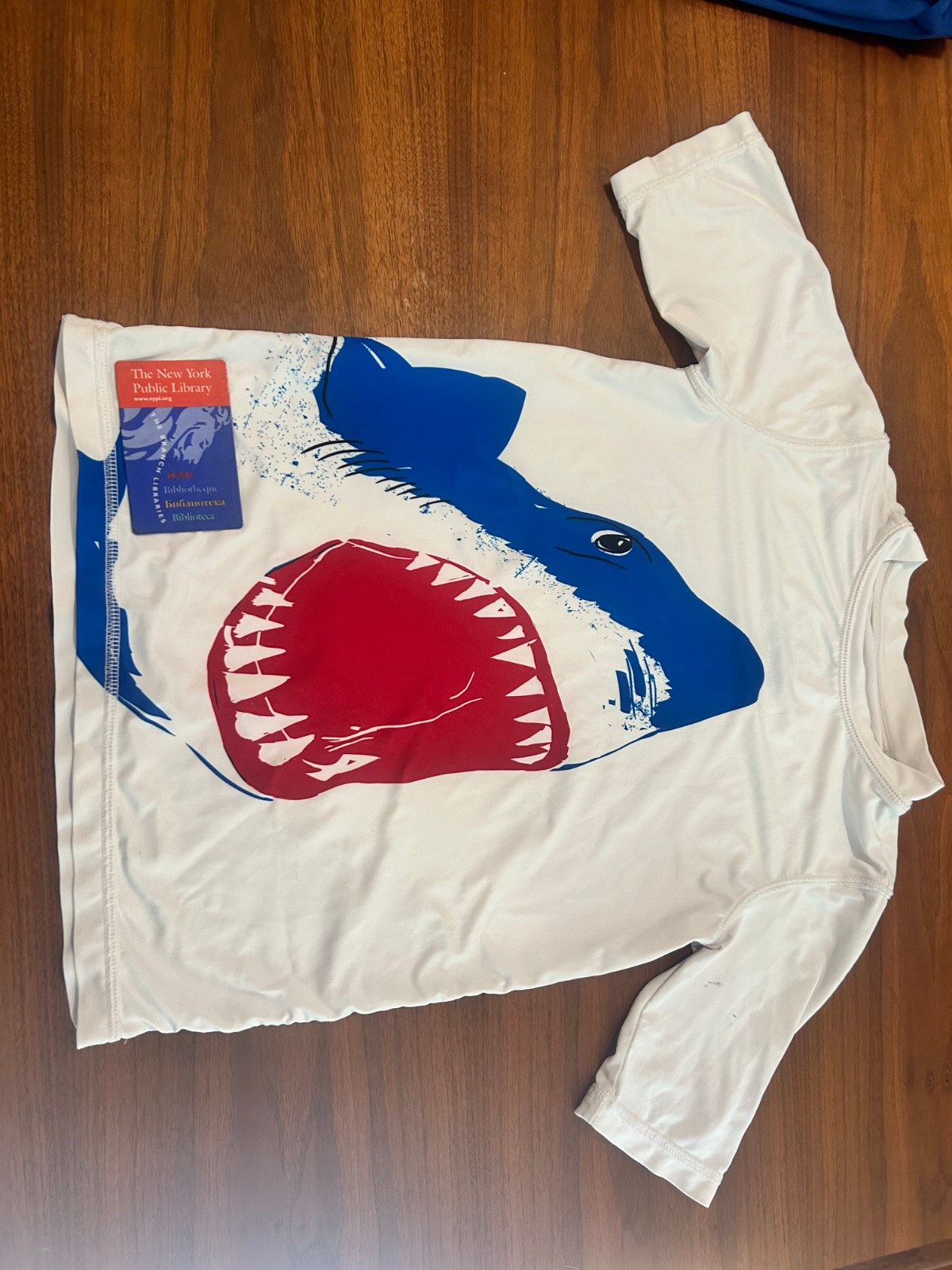 Wonder Nation Shark Rash Guard, Size 6-7Y photo 6