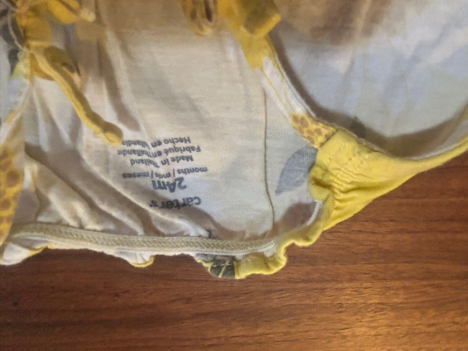 Carter's Sunflower Romper, Size 24M photo 6