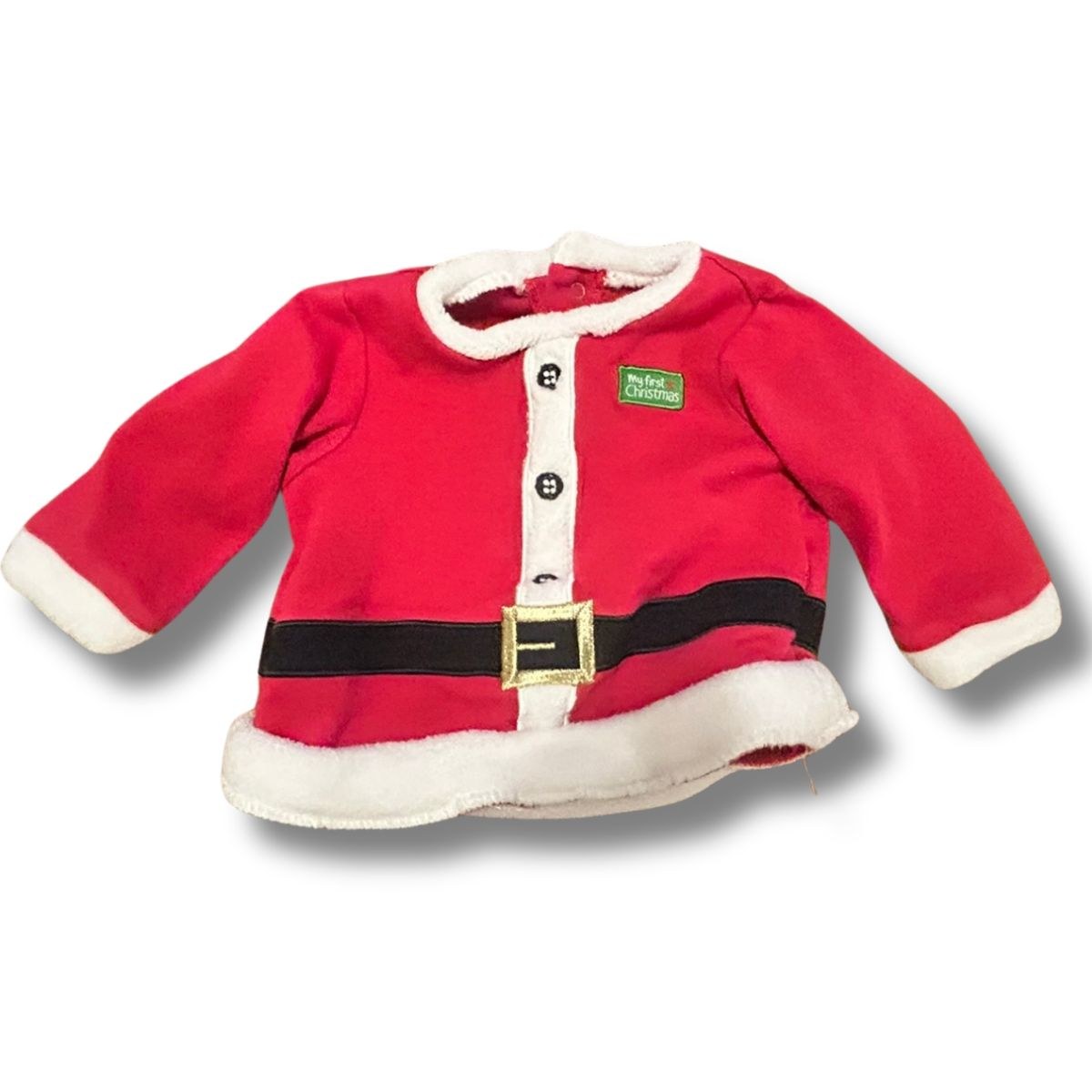 Unbranded 'My First Christmas' Santa Top