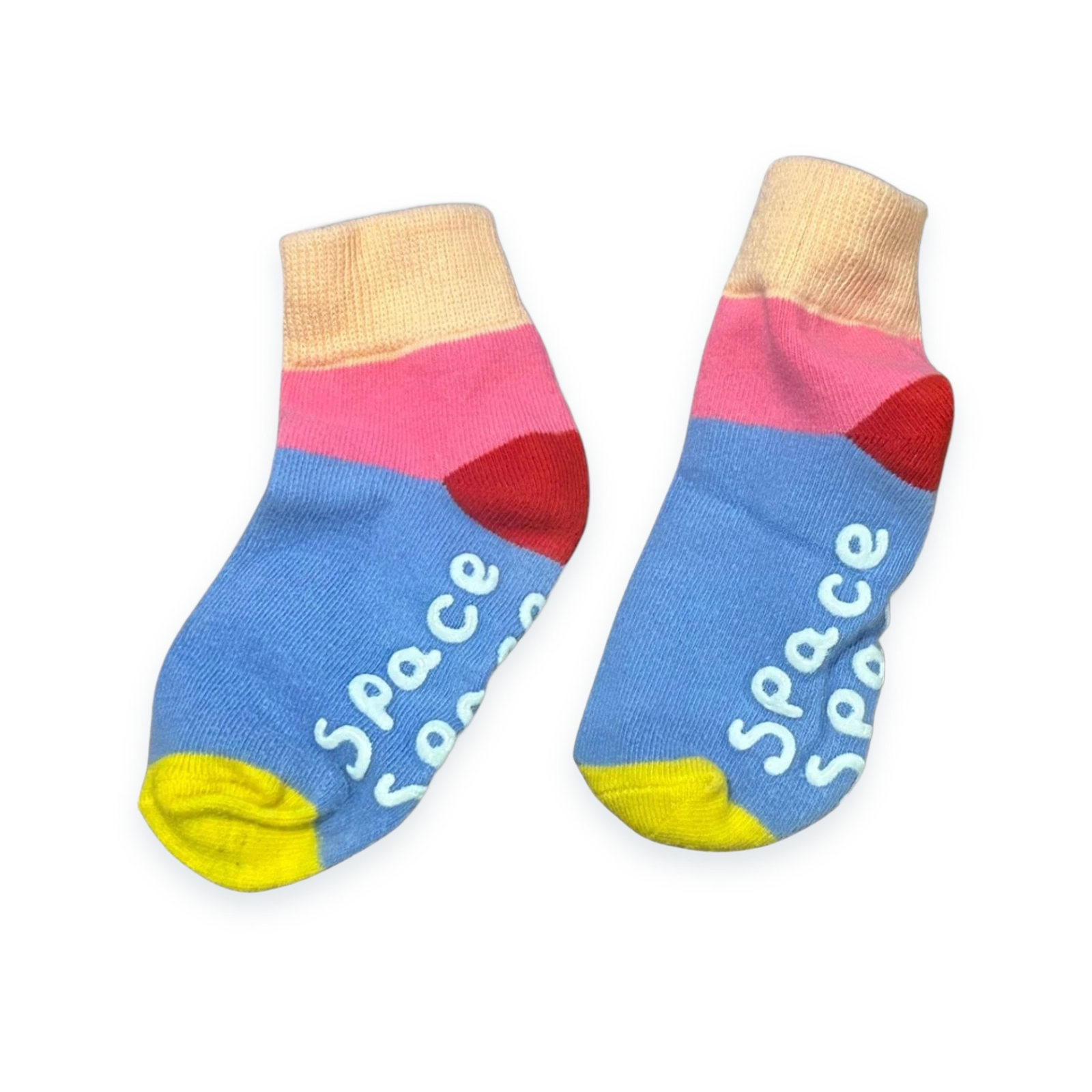Colorblock Grip Socks