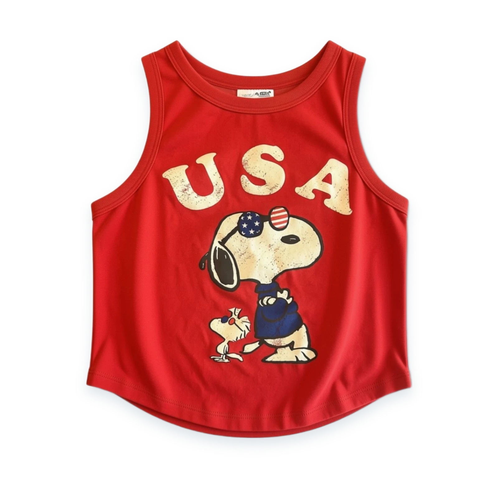 Peanuts Snoopy USA Graphic Tank Top, Size M